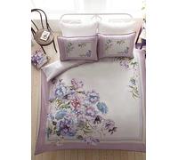 Appletree Heritage Arley 200 Thread Count Cotton Duvet Cover Set Blue