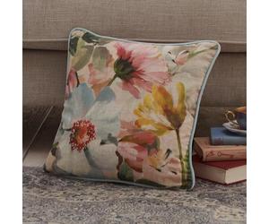 Appletree Heritage - Serenity - Velvet Cushion Cover - 43 x 43cm in Duck Egg