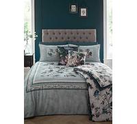 Appletree Heritage Windsford 100% Cotton 200 Thread Count Duvet Cover Set Teal