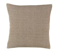 Appletree 'Bruges' Filled Cushion With Geo Waffle Texture in Natural | Size: 43 cm x 43 cm Appletree Natural 43 cm x 43 cm