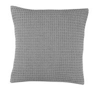 Appletree Loft - Bruges - Waffle Cushion Cover - 43 x 43cm in Silver