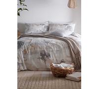 Appletree Loft Edale 100% Cotton Duvet Cover Set - Linen Linen