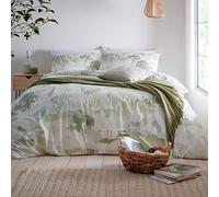Appletree Loft Edale 100% Cotton Duvet Cover Set - Green
