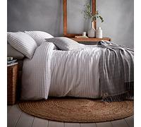 Appletree Loft - Torbury Tuft - Duvet Cover Set - Double Bed Size in White