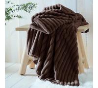 Appletree Morritz Brown Bedspread Medium - Maximalist Bedding - Faux Fur Polyester - Brown Morritz Bedroom Decor