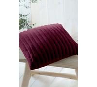Appletree 'Morritz' Faux Fur Filled Cushion in Burgundy | Size: 43 cm x 43 cm Appletree Burgundy 43 cm x 43 cm