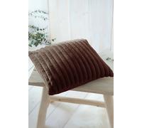 Appletree 'Morritz' Faux Fur Filled Cushion in Chocolate | Size: 55 cm x 55 cm Appletree Chocolate 55 cm x 55 cm