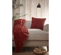 Appletree 'Morritz' Faux Fur Throw in Terracotta | Size: 130 cm x 180 cm Appletree Terracotta 130 cm x 180 cm