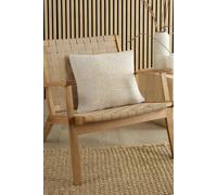 Appletree 'Myan' Woven Geometric Mosaic Design Filled Cushion in Natural | Size: 43 cm x 43 cm Appletree Natural 43 cm x 43 cm
