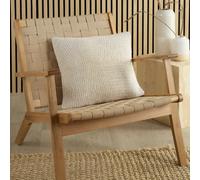 Appletree 'Myan' Woven Geometric Mosaic Design Filled Cushion in Natural | Size: 43 cm x 43 cm Appletree Natural 43 cm x 43 cm