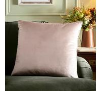 Appletree - Natural Velvet Cushion (55 x 55cm) - Soft Touch Velvet Cushion - Filling Included - Natural Cushion - Natural Cream Cushion Insert with Cover Included - Velvet Large Cushion in Natural