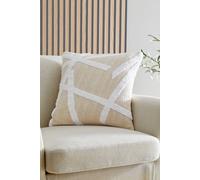 Appletree 'Otto' 100% Cotton Tufted Textured Filled Cusion in Natural | Size: 43 cm x 43 cm Appletree Natural 43 cm x 43 cm