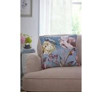 Appletree 'Portia' Floral Print Large Velvet Filled Cushion | Size: 55 cm x 55 cm Appletree Multicolor 55 cm x 55 cm