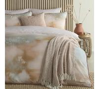 Appletree - Terracotta & Dusky Green Sky Duvet Cover - Super King Size - 2 Pillowcases - 100% Cotton - Sky Ombre Bedding - 1 Count