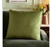 Appletree 'Harlan' Velvet Filled Cushion in Olive | Size: 55 cm x 55 cm Appletree Olive 55 cm x 55 cm