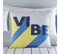 Appletree Vibe Kids Striped Navy Bedroom 100% Cotton Filled Cushion