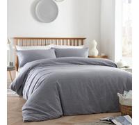 Appletree 'Waterford' 100% Cotton Tufted Duvet Cover Set in Blue | Size: Double Appletree Blue Double