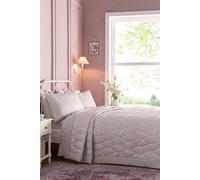 Appletree 'Worcester' Woven Jacquard Duvet Cover Set in Silver Appletree Silver