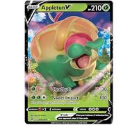 Appletun V 026/264 Ultra-Rare Rare Pokemon Card (SWSH Fusion Strike) + 1x TitanCards® Toploader