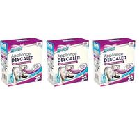Appliance Descaler, 100% Limescale Removal, Easy To Use Sachets, Keep Your Appliances Free From Limescale, For Kettles, Coffee Machines, Steam Irons, Shower Head, 2pk (3)