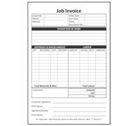 Appliance Repair Invoice Book - A4 - 100 Invoice Sheets: Job Invoice for Engineers & Technicians