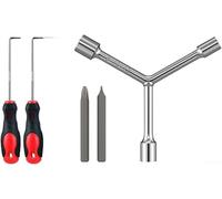 Appliance Repair Tools 5pc Set for DIY Home Maintenance(5) | for forged steel core, electroplated finish, withstands high torque, long lasting, free