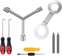 Appliance Repair Tools 5pc Set for DIY Home Maintenance(7) | for forged steel core, electroplated finish, withstands high torque, long lasting, free