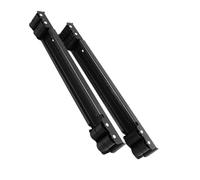 Appliance Roller, 2 Pcs Transport Roller, Black Extendable Washing Machine Dolly Bracket 16 Wheels with Brake 661lbs Bearing Fridge Moving Base