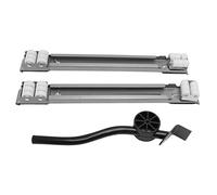 Appliance Rollers Heavy Duty, Extendable Adjustable Appliance Mover Mobile Washing Machine Base, Easily Move Furniture Base Stand Hold up to 300 Kg (Silver)