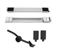 Appliance Rollers Heavy Duty Furniture Dolly Mobile Roller with Pry Bar, Max 27.6inch, Can Bear 300 Kg, Easily Move Washing Machines, Dryers, Refrigerators, Furniture (Silver)