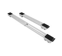 Appliance Rollers Heavy Duty,Furniture Washing Machine Dolly,Extendable Appliance Rollers Refrigerator,Mobile Roller Bracket Raised Base Moving Wheels for Washing Machine (Silver)