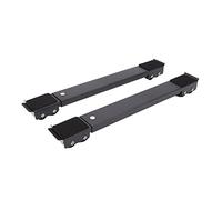 Appliance Rollers Heavy Duty,Furniture Washing Machine Dolly,Extendable Appliance Rollers Refrigerator,Mobile Roller Bracket Raised Base Moving Wheels for Washing Machine (Black)