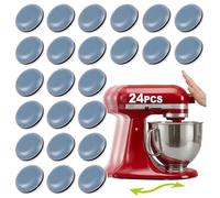 Appliance Sliders for Kitchen 24 PCS Self-adhesive Small Kitchen Finds Appliance Slider Hacks Easy to MovIing & Space Saving Must Have Home Gadgets Mixer Accessories for Countertop