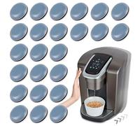 Appliance Sliders for Kitchen 24 PCS Self-adhesive Small Kitchen Finds Appliance Slider Hacks Easy to MovIing & Space Saving Must Have Home Gadgets Mixer Accessories for Countertop
