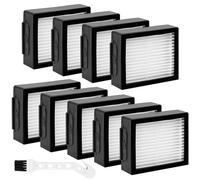 APPLIANCEMATES High-Efficiency Filter Replacements for iRobot Roomba E I & J Series Vacuum Cleaner i7 i7 Plus j7 E5 E7 Robot Vacuum Cleaners 9 Pack HEPA Filters + Brush - by