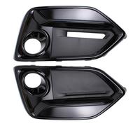 ApplianPar Front Driver and Passenger Side Fog Light Cover Bumper Trim for Honda Civic Hatchback 2020-2021