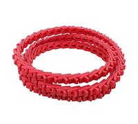 ApplianPar Power Twist V-Belt 5 Feet 1/2 Inch Adjustable Link Belt A Type for Lathes Table Saws and Woodworking Tool Red