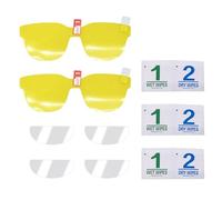 Applicable for RayNeo Air2/Air2s/Air3s/3s Pro Set Of High-Definition Anti-Scratch Protective Film Front PET Lens Film Ar Glasses Accessories (for RayNeo Air2/Air2s)