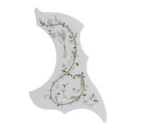 Applicable To 40-inch And 41-inch Stickers Strumming Protection Plates Folk Guitar Pickguard Stickers(White)