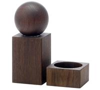 Applicata Twist spice grinder and salt bowl Smoked Oak