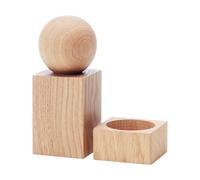 Applicata Twist spice grinder and salt bowl Oak