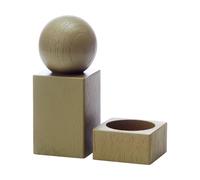 Applicata Twist spice grinder and salt bowl Olive green