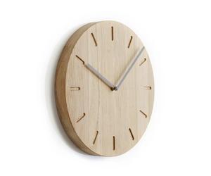 Applicata Watch:Out wall clock oak oak-grey
