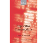 Applicative Constructions (Oxford Studies in Typology and Linguistic Theory)