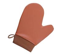 Applicator Glove for Self-Tanning Lotion - Artificial Leather Applicator for Sun Protection | Bronzing Applicator Mitt | Suitable for Back Face Body Skin Beauty Man Woman Pap
