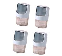 Applicator Organiser with Protective Cover Qtip Holder Dispenser Storage Container for Floss Picks Simple Home Storage
