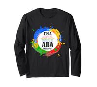 Applied Behavior Analysis Therapist Humor Data Scientist Long Sleeve T-Shirt