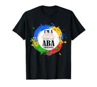 Applied Behavior Analysis Therapist Humor Data Scientist Value Graphic T-Shirt