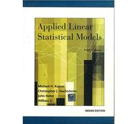 APPLIED LINEAR STATIS.MODELS