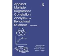 Applied Multiple Regression/Correlation Analysis for the Behavioral Sciences